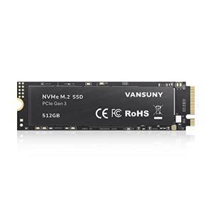Vansuny 内蔵SSD 512GB PCle 3.0 NVMe M.2 SSD 3D NAND NVMe M.2 2280 内蔵ソリッド ステート｜dw-bestselectshop