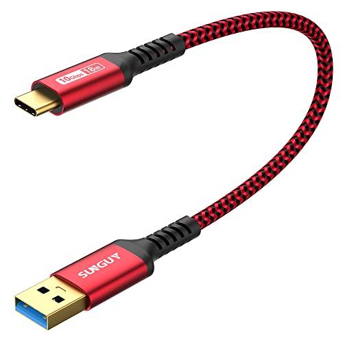 SUNGUY USB Type C ケーブル 0.3M USB3.1 Gen2 10Gbps データ...