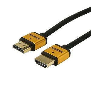 ホーリック HDMIケーブル コンパクト&スリムタイプ 1m ゴールド HO-HDA10-049GD