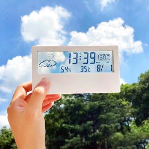 【多機能】透明デジタル時計 目覚まし時計 大音...の詳細画像1