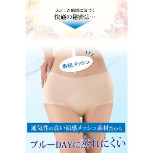 メッシュ サニタリーショーツ 夏用 生理用 シ...の詳細画像2
