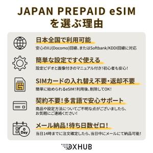 日本プリペイドeSIM 5日間 毎日2GB更新...の詳細画像3