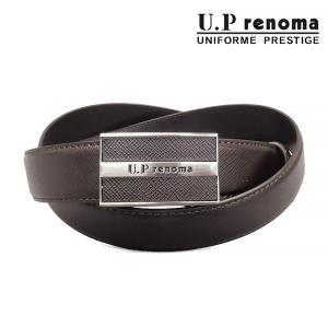 U.P renoma メンズベルト チョコ茶 レノマ 巾29mm ビジネスベルト フィットバックル 100cm対応 51R334-21