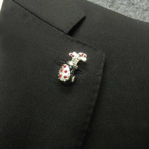 シルバー925 クロス 十字架 レディース メンズ ピンバッチ 小物雑貨