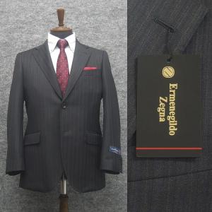 Ermenegildo ゼニア　ELECTA ロング　コート ストライプ グレー ZEGNA（ゼニア） 秋冬物 [Ermenegildo Zegna]ゼニア生地 ELECTA使用