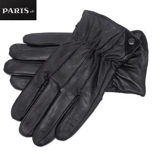 手袋　PARIS16e　羊革/シープスキン　黒　メンズ　グローブ　メール便可　LAM-N08-BK｜dxksm466