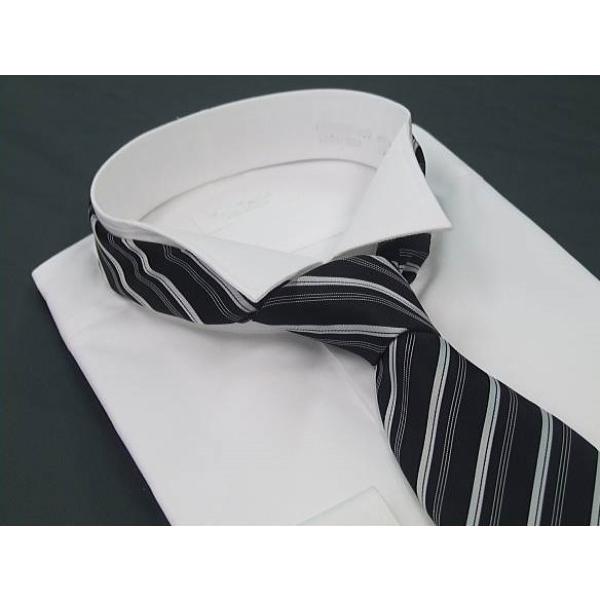 ◆モーニング用シャツ◆ディレクターズスーツ用 ウィングシャツ&amp;ネクタイ＆Pチーフセット