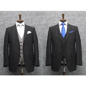 新品 Janecostellazione スーツ 春夏物 [Janecostellazione] スタイリッシュ2釦スーツ 黒無地 AB5