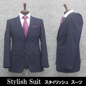 B品 訳あり 春夏物 2パンツ ウォッシャブル スタイリッシュ2釦スーツ