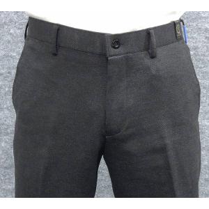 秋冬 スリムノータックパンツ のびのび素材+ウ...の詳細画像2