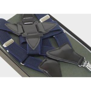 ホルスター型サスペンダー日本製黒×紺◇ガンホルスタータイプ　GUN6