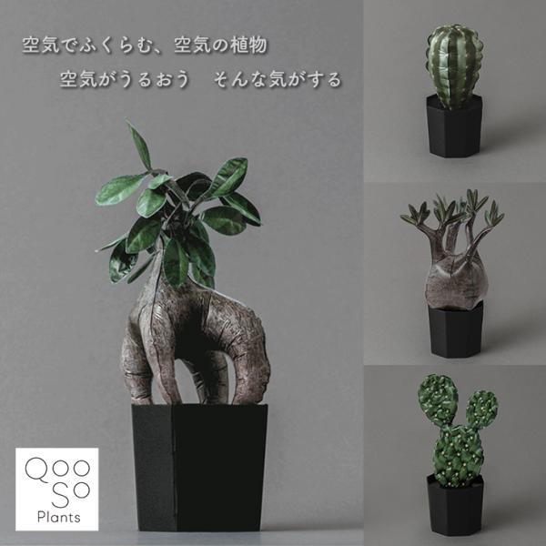 クウソープランツ QooSo Plants  観葉植物 インテリア 置物 バルーン 風船 ガジュマル...