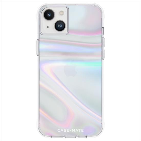 iPhone 14/13 兼用 ケース Soap Bubble シャボン玉デザイン グラデーション ...