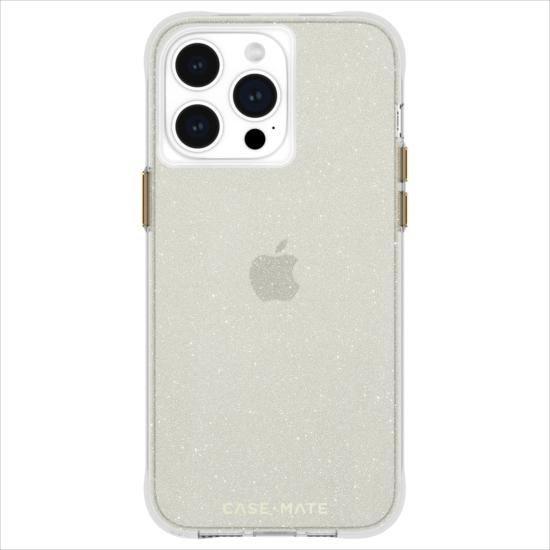 iPhone 15 Pro ケース Sheer Crystal Champagne Gold クリス...
