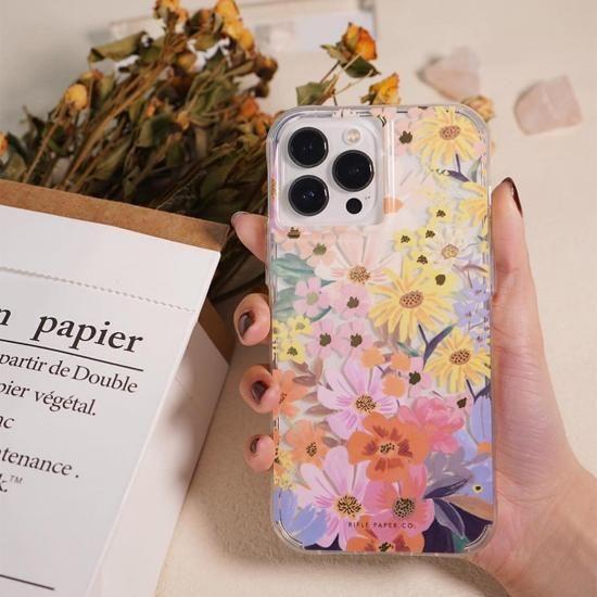 iPhone 13 Pro ケース RIFLE PAPER Marguerite 花柄 おしゃれ ス...