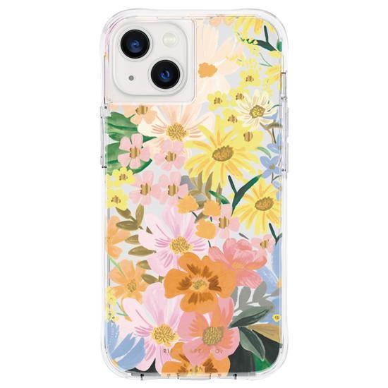 iPhone 13 ケース RIFLE PAPER Marguerite 花柄 おしゃれ スリム 保...