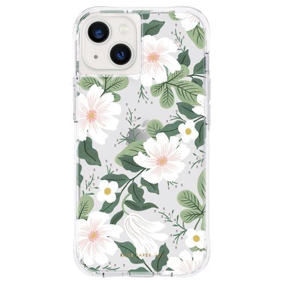 iPhone 13 ケース RIFLE PAPER Willow 植物柄 おしゃれ スリム 保護カバ...