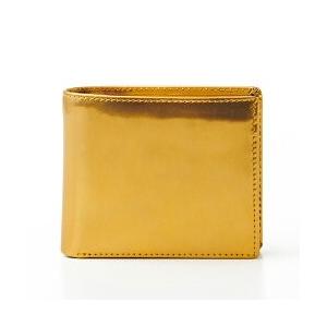 ⭐️訳あり大特価⭐️ゴルベ 二つ折り財布 レインボーゴールドイタリアンレザー ゴルベ］ 財布 ゴールド レインボーゴールド 金 イタリアン