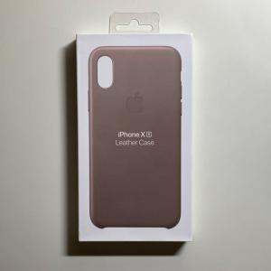 Apple アップル 純正 iPhone X / XS レザーケース・トープ 新品｜dyn