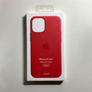 iPhone 12 mini Apple アップル 純正 レザーケース・レッド 新品