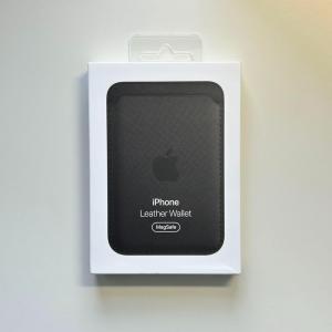 【美品】純正MagSafe対応iPhoneファインウーブンウォレット・ブラック③ MagSafe対応iPhoneファインウーブンウォレット - ブラック