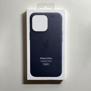 Apple純正 MagSafe対応 iPhone 13 mini レザーケース・ミッドナイト