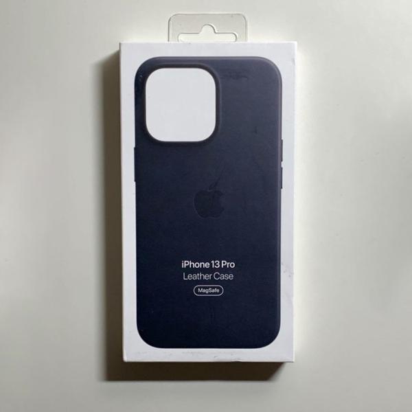 Apple純正 MagSafe対応 iPhone 13 Pro レザーケース・ミッドナイト 新品