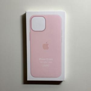 Apple アップル 純正 iPhone 13 mini シリコンケース・チョークピンク 新品｜dyn