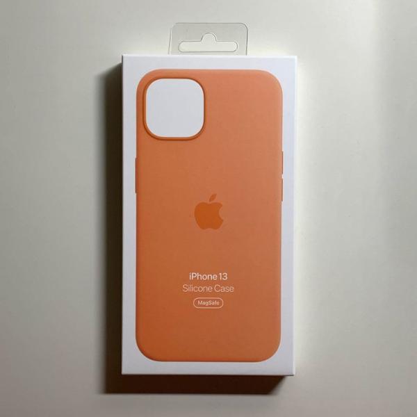 Apple純正 MagSafe対応 iPhone 13 シリコンケース・マリーゴールド 新品