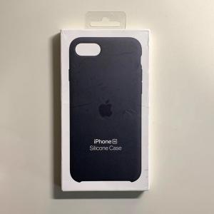 Apple アップル 純正 iPhone 7 / 8 / SE シリコンケース・ミッドナイト 新品｜dyn
