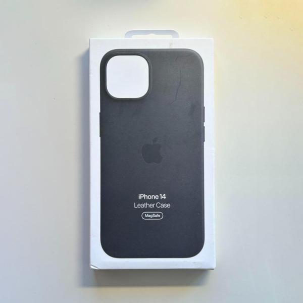 Apple 純正 iPhone 14 レザーケース・ミッドナイト 新品 アップル