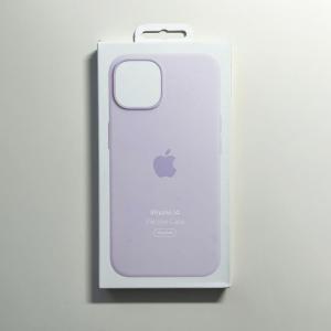 Apple アップル 純正 iPhone 14 シリコンケース・ライラック 新品｜dyn