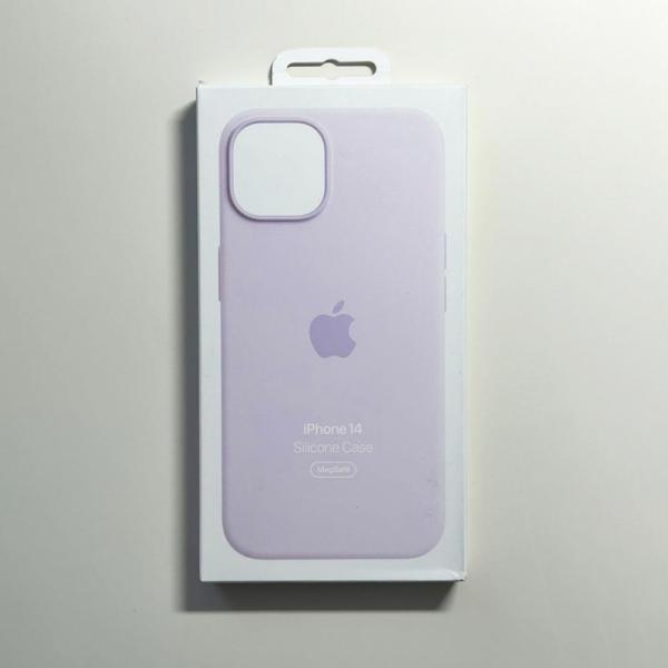 Apple アップル 純正 iPhone 14 シリコンケース・ライラック 新品