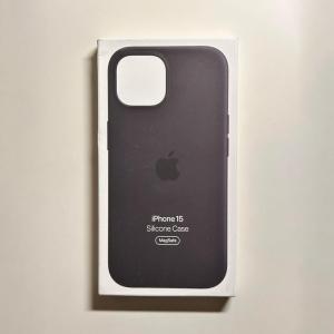 Apple アップル 純正 iPhone 15 シリコンケース・ブラック 新品｜dyn