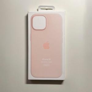 Apple アップル 純正 iPhone 15 シリコンケース・ライトピンク 新品｜dyn