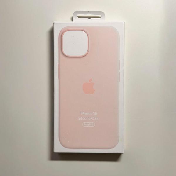 Apple アップル 純正 iPhone 15 シリコンケース・ライトピンク 新品