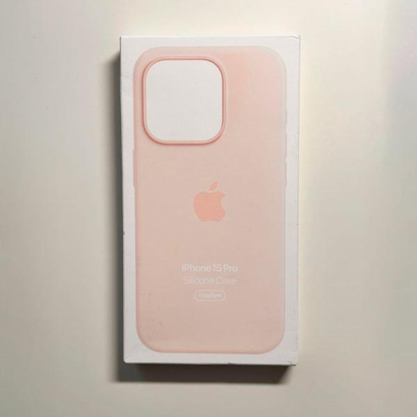 Apple 純正 iPhone 15 Pro シリコンケース・ライトピンク 新品 アップル