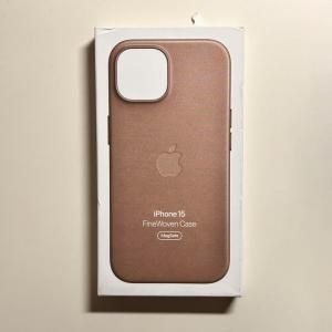 Apple アップル 純正 iPhone 15 ファインウーブンケース・トープ 新品｜アスカラ Yahoo!ショッピング店