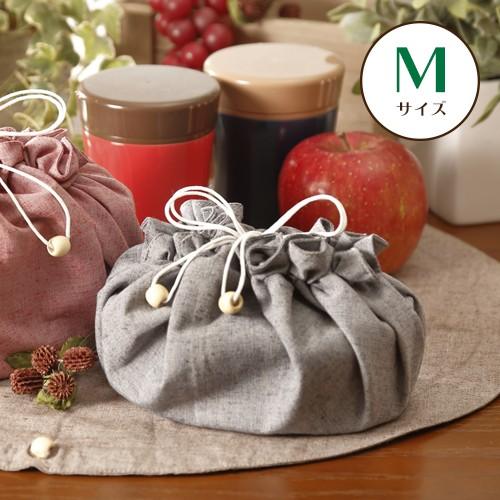 お弁当　お弁当袋　ランチマット　丸形　丸型　お弁当袋になっちゃう！！ランチクロス☆　シャンブレイ　М...