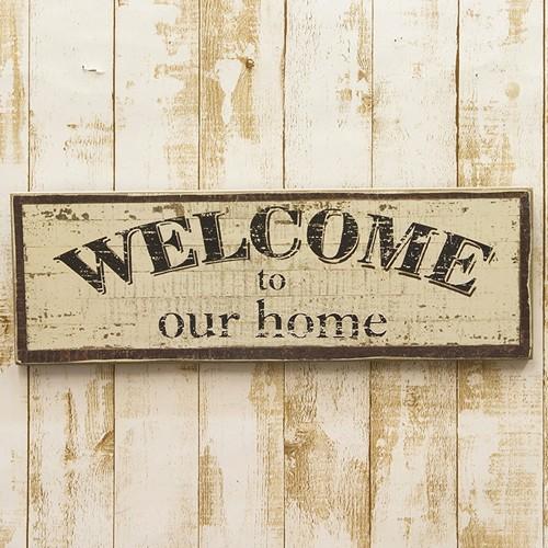 ウェルカムボード　ウェルカム プレート　ホワイト　玄関　表札　庭　ガーデン　リビング　壁掛け