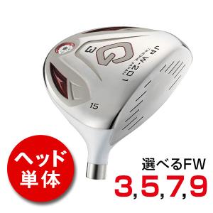 ゴルフ パーツ ヘッド 単体 ヘッドのみ フェアウェイウッド 3w 5w 7w JP W-201 FW 白 右打ち用 カスタム｜dyna-golf