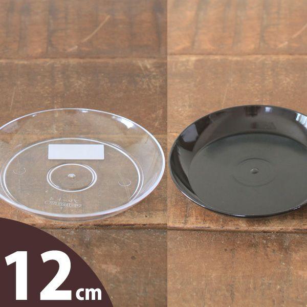 受け皿 透明な受皿（4号）12cm 観葉植物 鉢皿