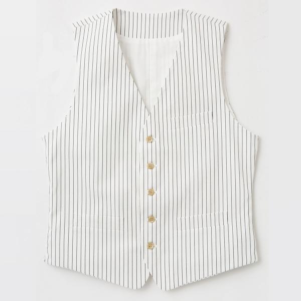 ストライプベスト  ホワイト男女兼用