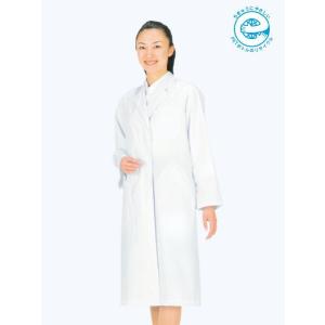 大きいサイズ /　診察衣・実験衣　シングル　エコ素材　女性用　【4L】｜e-891