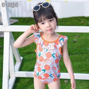 水着 子供 女の子 キッズ ワンピース プリン...の詳細画像2