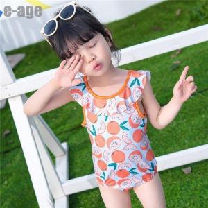 水着 子供 女の子 キッズ ワンピース プリン...の詳細画像3