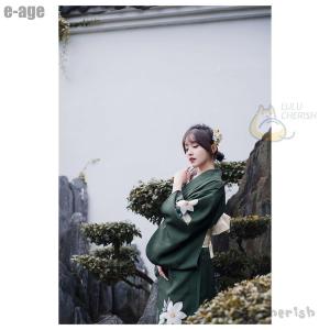 浴衣 ゆかた レディース 女性 緑 グリーン ...の詳細画像3