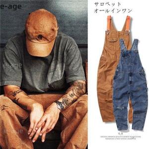 サロペット オーバーオール メンズ オールインワ...の商品画像