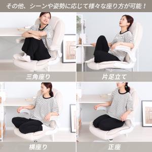 オフィス チェア あぐら ハイバック デスク ...の詳細画像5