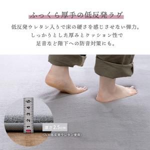 ラグ ラグマット 厚手 洗える 正方形 北欧 ...の詳細画像4